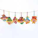 Winlyn 24 Sets Fall Craft Kits Autumn Scarecrow Crafts Fall Scarecrow Head Craft Kits Maple Leaves Pumpkins Harvest Foam Stickers Arts and Crafts for Kids Classroom Activities Holiday Party Favors