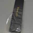 Hair Straightener 1 Inch Flat Iron and Curler 2 in 1 Titanium Ceramic Ionic Dual Voltage Straightener with Heat-Resistant Silicone, for Less Frizz, Shinier & Smoother (Black/Rose Gold)