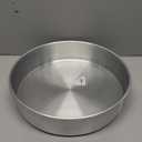 Winco Heavy-Duty Round Aluminum Layer Cake Pan, 12" x 3"