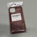 iCoverCase Compatible with iPhone 14 Case with Card Holder, Wallet Case for Women Men RFID Blocking PU Leather Protective Phone Case 6.1 Inch (Dark Brown)