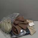 Velvelhall 4 Pack Women's Thermal Long Sleeve Shirts Fleece Scoop Neck Tops Slim Fit Undershirt Basic Layer with Thumb Holes(Mint Green, Mocha, Light Khaki, Black, XX-Large)