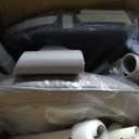 Baby High Chair, 5 in 1 High Chairs for Babies and Toddlers, Travel Foldable High Chair with Foot Rest, Detachable PU Cushion, Double Removable Tray, Adjustable Height & Recline (Grey)