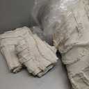 Bedsure Boho Tufted Beige Comforter Set Queen Size, GentleSoft 3 Pieces Boho Farmhouse Decor Bedding, Arch Shabby Chic Bedding for All Seasons, 1 Bed Comforter, 2 Pillow Shams, 90x90 Inches