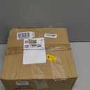 LIN CHUAN Ruffle Decorative Bowl, Large Fruit Bowl for Kitchen Counter, Stylish Key Bowl for Entry Table, Handcrafted Home Decor Display bowl, Artificial Stone Black