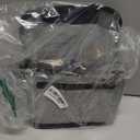 Reusable Coffee Cup or Cans Carrier, Take Out Cup Holder, Handle Tote Bag Drink Holder with 2 Organizer Pockets for Hot & Cold Beverages, for Delivery and Take Out (Neoprene Gray)