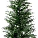 3FT Artificial Cedar Topiary Trees for Indoor Outdoors, Potted Fake Cypress Christmas Trees Faux Cedar Pines Evergreen Plants for Home Front Porch Decor (1, Green)
