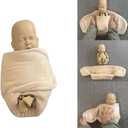 Newborn Baby Photography Props Wrap Mat Infant Boy Girl Stuffer Posing Wrap Assistant Posture for Photo Props Pad Poster