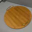 Chip and Dip Serving Set, 13.5" Serving Platters and Trays, Appetizer Serving Tray, Divided Serving Tray, Party Serving Relish Trays and Platters, Lazy Susan Taco Bar, Lazy Susan Serving Platter