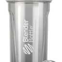 BlenderBottle Sport Shaker Bottle with Wire Whisk, 28-Ounce, White  Protein Shakes & Hydration for Athletes & Fitness Enthusiasts, Easy Mixing, Durable & Lightweight, Lockable Lid