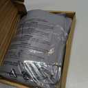 Amazon Basics Lightweight Breathable Brushed Microfiber 3-Piece Bed Sheet Set With 14-Inch Deep Pockets, Wrinkle Resistant, Twin XL, Dark Gray, Solid