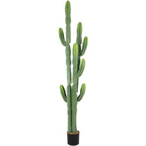 UV-Resistant Artificial Fake Cactus Plants 7ft  Large Faux Cowboy Cactus for Indoor & Outdoor Home, Office, or Garden Decor
