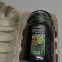 Yankee Candle Balsam & Cedar Scented, Classic 22oz Large Jar Single Wick Candle, Over 110 Hours of Burn Time, Ideal Holiday Gift
