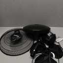 Holmes 12 Inch Oscillating Table Fan 3 Speeds 75 Degree Wide Angle Oscillation Adjustable 15 Degree Tilt Quiet Operation Home Office Bedroom Kitchen Black