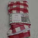 Lintex Home Collection Rectangle Farmhouse Checker Vinyl Tablecloth, 52 x 70 in 