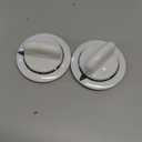 PartsBroz WE01X20374 Timer Knob (2-Pack) - Compatible With General Electric Hotpoint Dryer - Replaces PS8769912 AP5805160 WE1M856 GTDX100EM1WW GTDX180ED3WW GTDX180ED0WW GTDX180ED5WW GTDX100EM0WW