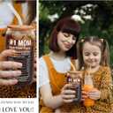 Gifts for Mom from Daughter Son - Birthday, Valentines, Mothers Day, Christmas Mom Gifts for Wife, Her - Mother's Day Gift Ideas for Mama, Mother - 16 Oz 2-sided Can Glass