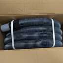 Sepetrel Manual Pool Vacuum Hose 1-1/2" x 35ft, Kink-Free Swivel Cuff Heavy Duty Spiral Wound Pool Cleaner Hose for Inground & Above Ground Pools, Skimmer,Not for Automatic Cleaners