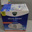 Vicks Warm Steam Vaporizer & Humidifier 1.5 Gallon Tank for Small and Medium Rooms, Night Light, Works with VapoPads and VapoSteam