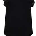 Baby Girls Bodysuit Baby Romper (0-6 Months, Black/Short)