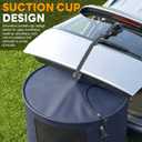 Portable Changing Tent, Easy Set-up Shower Tent for SUV with Suction Cups and Buckles, Instant Privacy Dressing Room with Carry Bag for Camping, Shower, Beach and Toilet Stall, 37"L x 37"W x 72"H