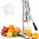 Commercial Manual Juicer, Heavy Duty Hand Press Juice Extractor