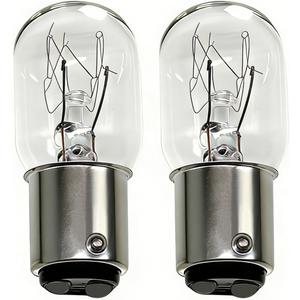 BYVORS 15W 120V Sewing Machine Light Bulb, BA15D Base Push in Type Clear Light Bulbs Compatible with Kenmore Singer and Other Sewing Machine Replacement Incandescent Bulbs