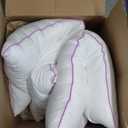 Pillows King Size Set of 2,Breathable Hotel Collection Bed Pillows for Sleeping Medium Firm Down Alternative Microfiber Filled,20 x 36 Inches (King(2Pack), White)