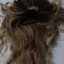 NAYOO Long Ombre Blonde Wavy Wig for Women 26 Inch Middle Part Lace Hairline Curly Wavy Wig Natural Looking Synthetic Heat Resistant Fiber for Daily Party Use