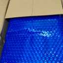Solar Bubble Hot Tub Spa Cover for 5.4 x 5.4 FT Square Inflatable Swimming Pool Blanket Thermal Floating Insulation 16 Mil Bubble Solar Covers for Indoor Outdoor Spa Hot Tub Wrap Covers
