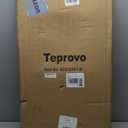 Teprovo Folding Hand Truck Dolly Cart, 340LB Capacity Portable Aluminum Dolly Cart with Telescoping Handle and 7 Inch Rubber Wheels for Moving, Shopping, Travel, Office Use