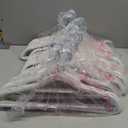 Smartor White Velvet Hangers 60 Pack, Space Saving Clothes Hangers with Tie Bar, Non-Slip Felt Hanger with Shoulder Notches, Heavy Duty Suit Hanger for Coat, Shirt, Pants, Dress