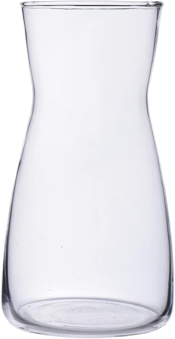 8 inch Clear Glass Flower Vases for Centerpiece Table Home Indoor Desk Decor,Ins Modern Boho Style Vase for Wedding Housewarming Gift (White) 8 inch Clear Glass Flower Vases for Centerpiece Table Home Indoor Desk Decor,Ins Modern Boho Style Vase for Wedding Housewarming Gift (White)