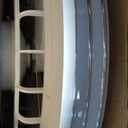 BAYSQUIRREL Alexa WiFi Low Profile Ceiling Fan with Light Flush Mount Enclosed Ceiling Fan 22" LED Dimmable Bladeless Ceiling Fans with Google Assistant/App Control,6 Speed Dimmable LED-RGB Lights