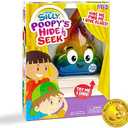 Silly Poopy's Hide & Seek by Relatable, The Talking, Singing, Rainbow Hide & Seek Toy, Learning Toys for Toddlers, Interactive Toddler Toys, Easter Gifts for Toddlers, Includes Toy & 2 AA Batteries