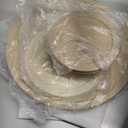 COOK WITH COLOR 12 Pc Glass Mixing Bowl Set with Lids  Borosilicate Glass Nesting Bowls for Cooking, Baking and Meal Prep, Fluted Brown