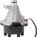 Ignition Distributor with Cap and Rotor Compatible with Nissan 1996-2002 Pathfinder Frontier Xterra Quest Mercury Villager Infiniti QX4 3.3L V6 Only 22100-1W601, 22100-1W600
