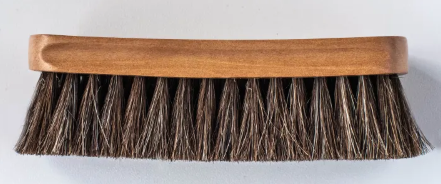 Horsehair Shoe brush with thick and soft bristles - for Shoe care