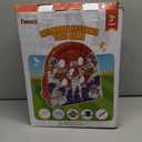 6FT Giant Inflatable Football Target Toss Game - Fun Indoor & Outdoor Yard Games for Kids & Adults, Football Party Throwing Games, Carnival Games, Camping & Tailgate Lawn Activities (Red)