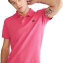 AEROPOSTALE Men's Polo (Medium, Pink Flambe)