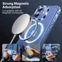 Mkeke Magnetic Clear Case for iPhone 17, Compatible with MagSafe, Military-Grade Protection, Phone Bumper 6.3 inch 2025