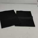 Tebery Black Mat 18" x 12" - 45.7 x 30.5cm Rubber Bar Service Spill Mat (Pack of 2)