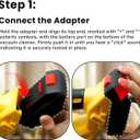 Adapter Plug for Dewalt 20 V Battery Slot Specifically Designed for the DogChrymion Cordless Vacuum CVC010B