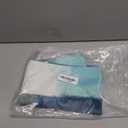 Emvency Farmhouse Table Runner, Modern Teal and Grey Abstract Art Painting for Kitchen Coffee Table Family Dinners Holiday Parties Wedding Events Decor(13x72 inch)