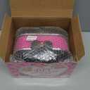 Hollyhi 58 Pcs Kids Makeup Kit for Girl, Princess Toys Real Washable Cosmetic Set with Mirror, Kids Makeup Sets for Girls, Play Make Up Birthday Gifts for 3 4 5 6 7 8 9 10 11 12 Years Old Kid (Rose)