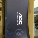 AOC C27G4H 27" Curved Gaming Monitor, FHD 1080p, 180Hz, Adaptive Sync, Height Adjustable, Black, Xbox PS5 Switch Compatible