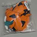 Spooktacular Creations Halloween Baby Pebbles Costume, Bam Bam Costume Caveman Toddler for Girls Kids Halloween Dressup Party (3T (3-4 yrs), Orange)