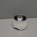 Raised Dog Bowls, Elevated Dog Bowls for Wearing Cone, Cocker Spaniel Long Ears, Neck Stress-Free, Non-Slip Stainless Steel Bowl for Small Size Dogs