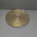 FREELOVE Gold Tray, Round Brass Serving Platter, Bar Circle Decorative Plate, Coffee Table Metal Decor Dishes, Brushed Hammered Coasters, Counter Bathroom Kitchen Dessert Cart Display Food, 12 inch (11.8")