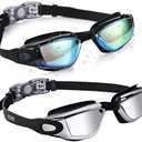 Aegend Kids Swim Goggles, Pack of 2 Swimming Goggles for Children Boys & Girls Age 3-14