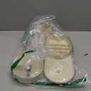 DASITON Makeup Organizer Countertop, 360° Rotating Makeup Brush Holder Organizer, Large Capacity Cosmetic Display Case with Drawers, Makeup Storage Organizer for Vanity, Desktop, Bathroom (Cream 01)